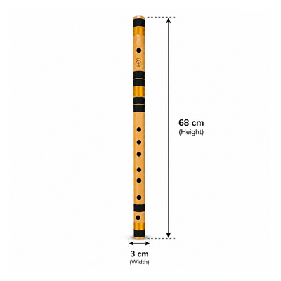 Radhe Bamboo Side F# Base Flute