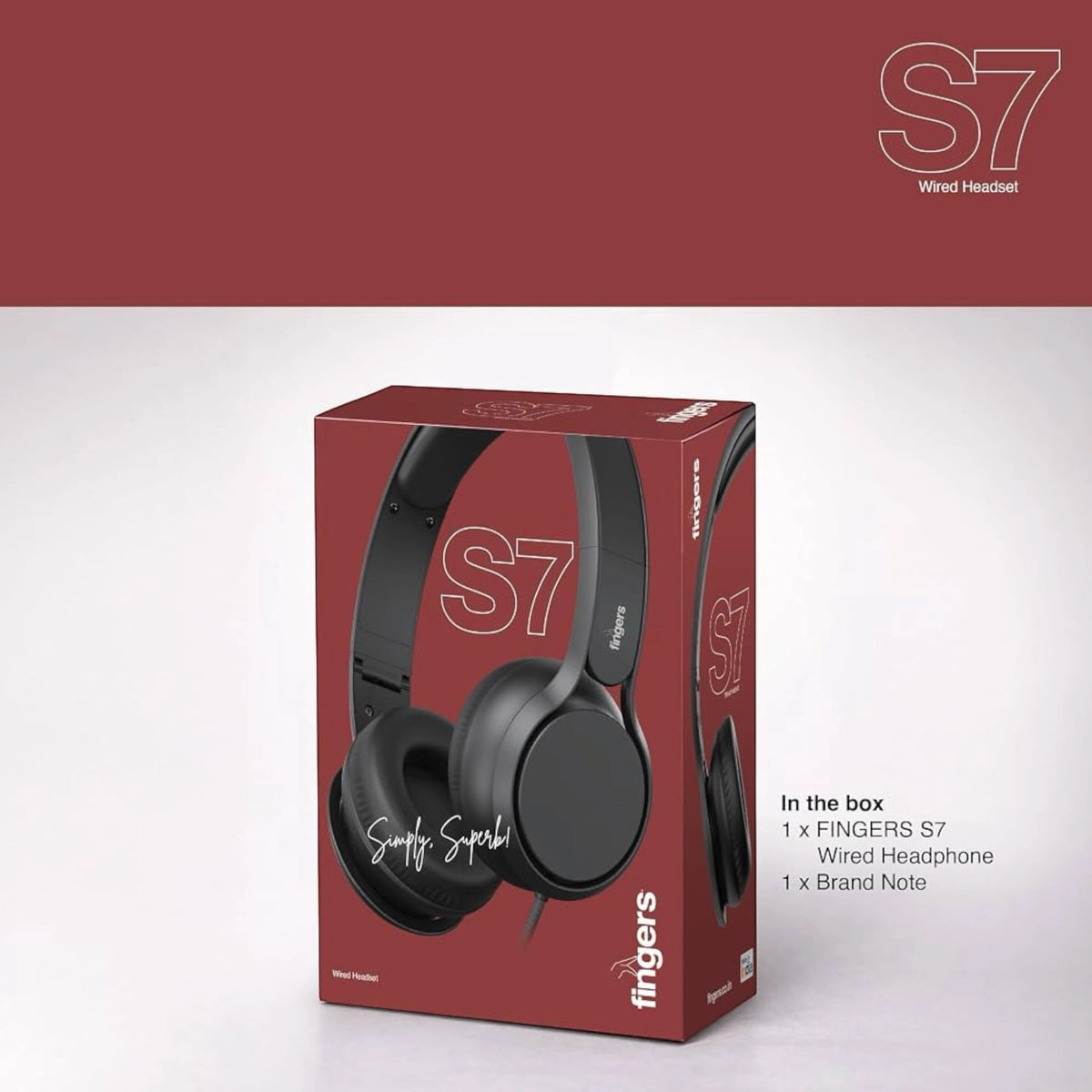 Fingers S7 Headset - 3.5mm