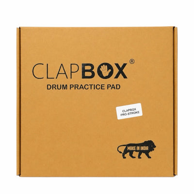Clapbox Prostroke 11" Drum Practice Pad – Multi-Layer w/ Bag & Sticks