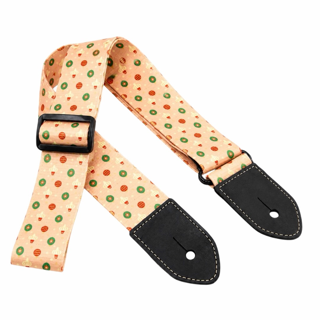 AM Guitar Strap - Christmas Edition Ornament Print