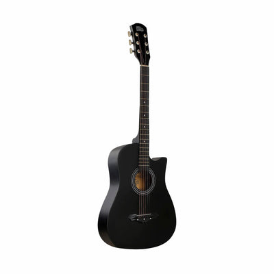 Intern 38C Acoustic Guitar with Bag - Black