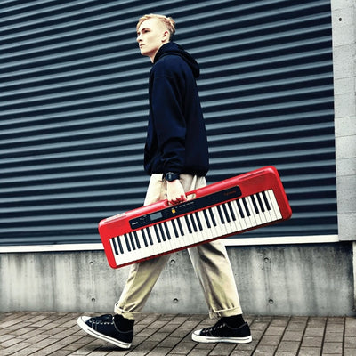 Casio CTS200RD 61-Key Portable Keyboard - Red