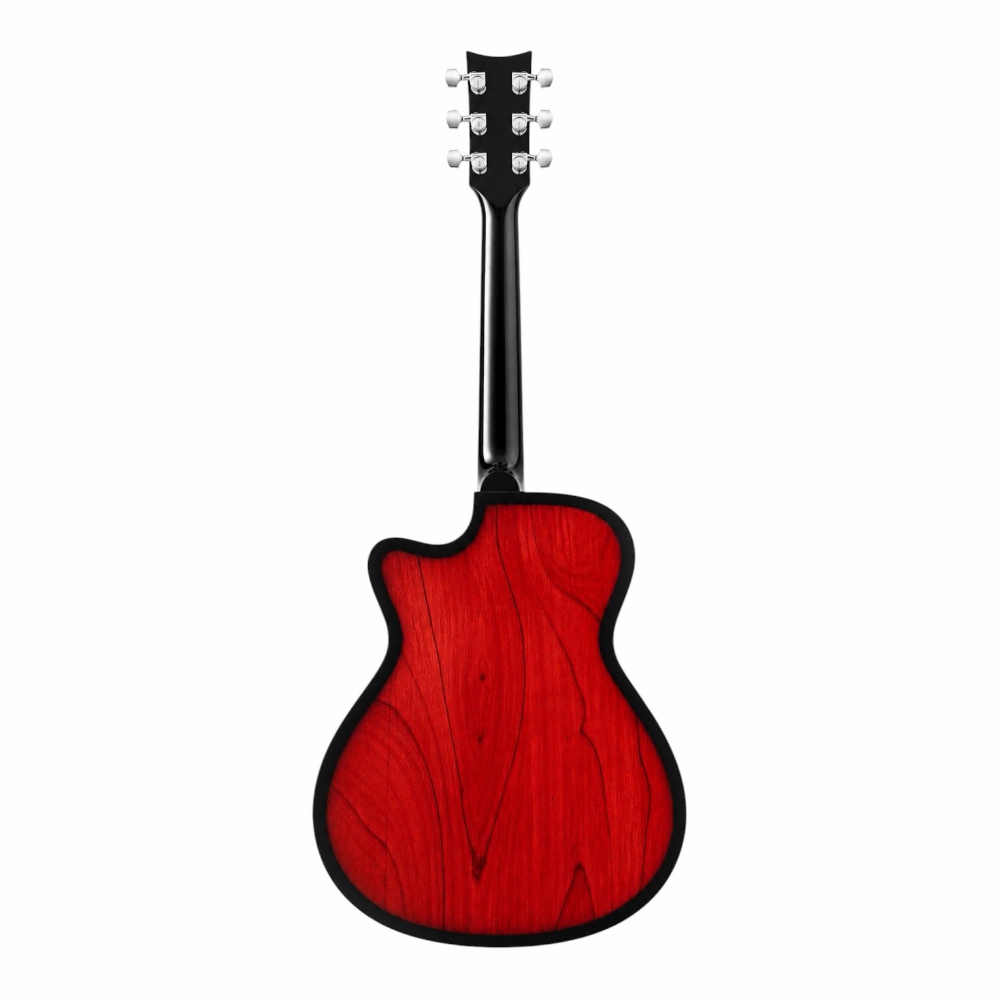 Hobmer 250-RB Export Electro-Acoustic Guitar - Red Black
