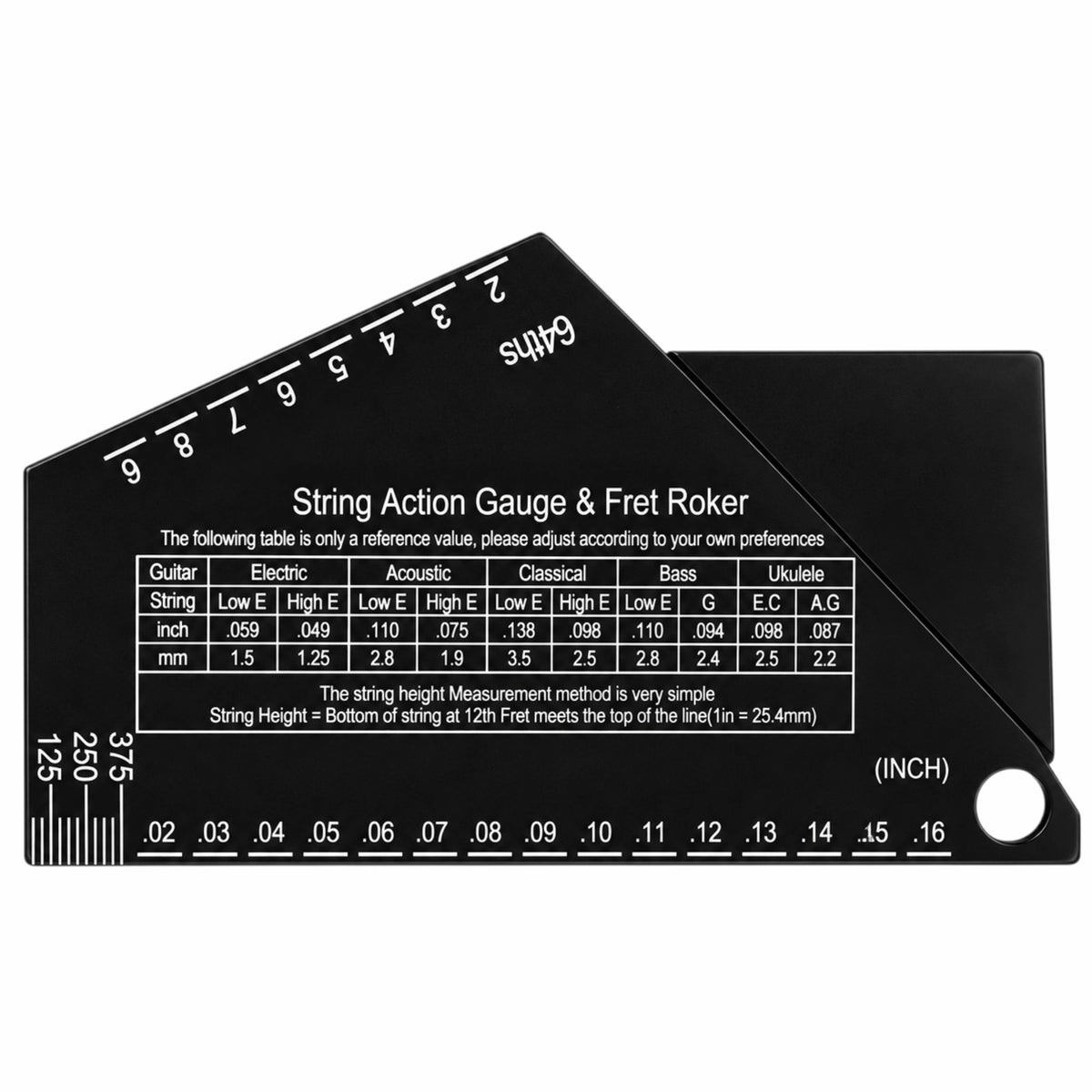 BN Guitar Fret Rocker - Fret Leveling Tool