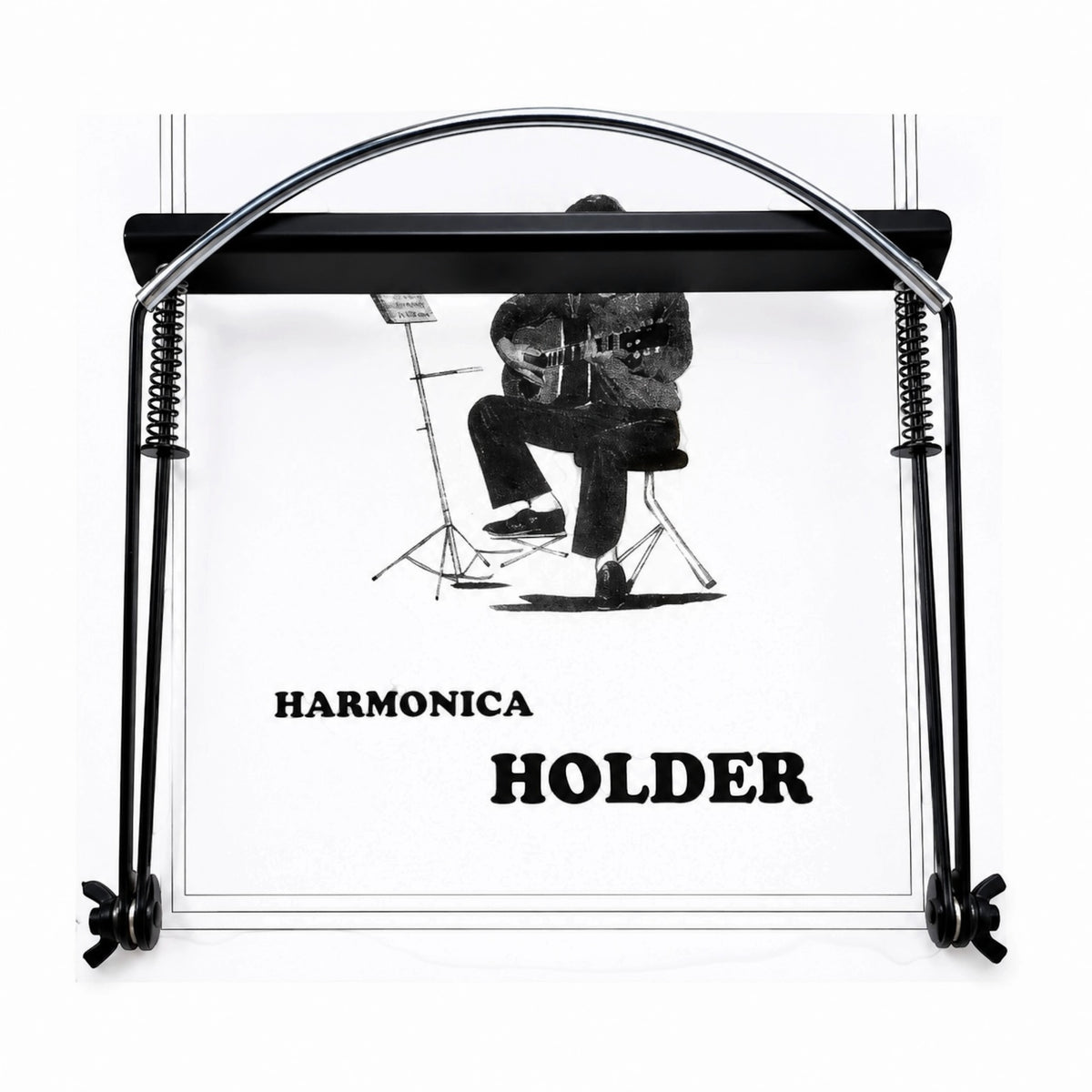 Dadi HH001 Adjustable Harmonica Holder - Black