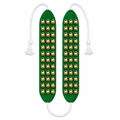 RG Simple 3-Line Ghungroo - Green