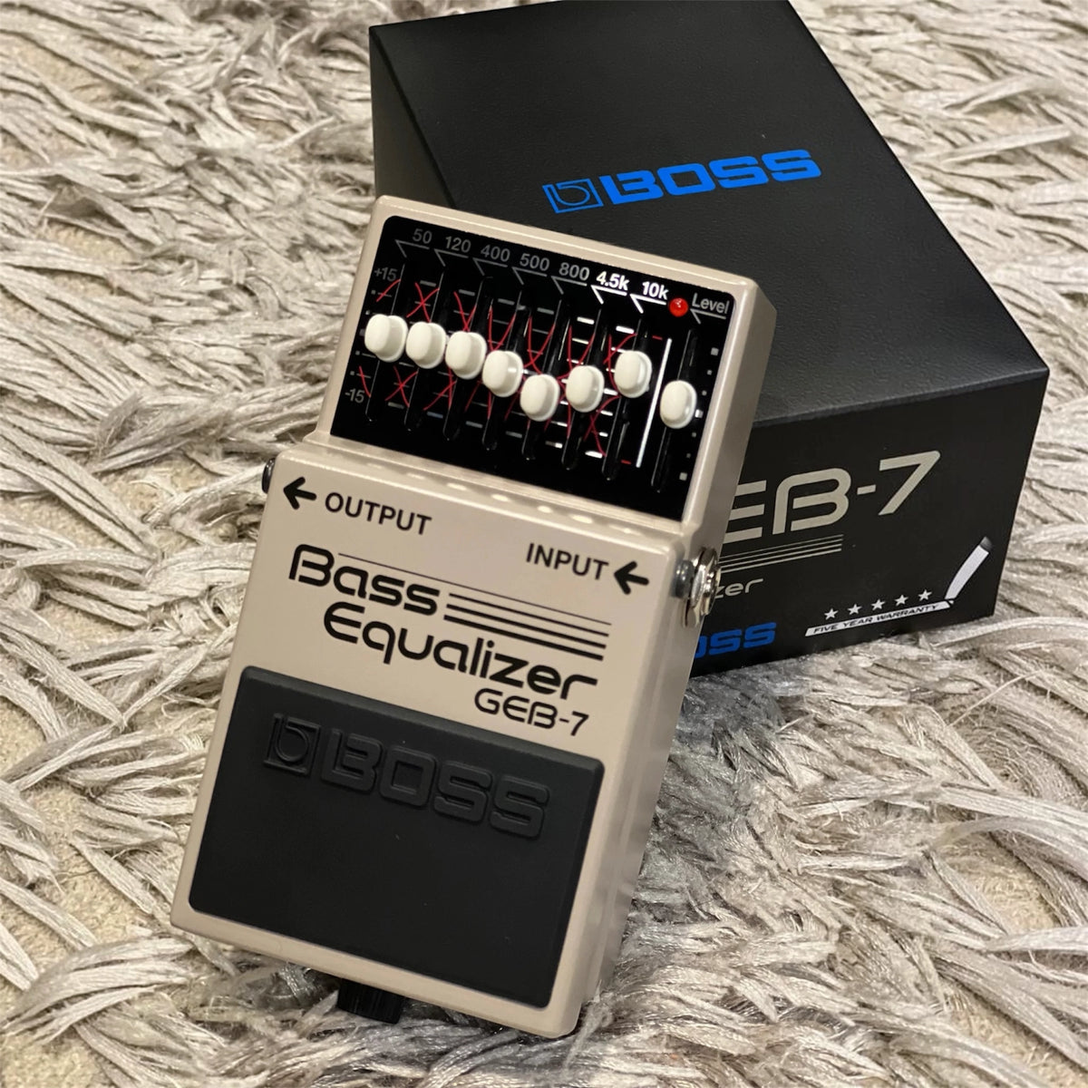 Boss GEB-7 7-band Bass EQ Pedal