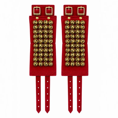 SK Machine Velvet 4-Line Ghungroo - Maroon