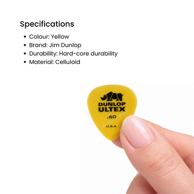 Dunlop Ultex Standard Guitar Pick - Pack of 5