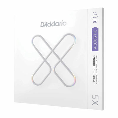 D’Addario XSAPB1152 XS Phosphor Bronze Acoustic Guitar Strings - 11-52
