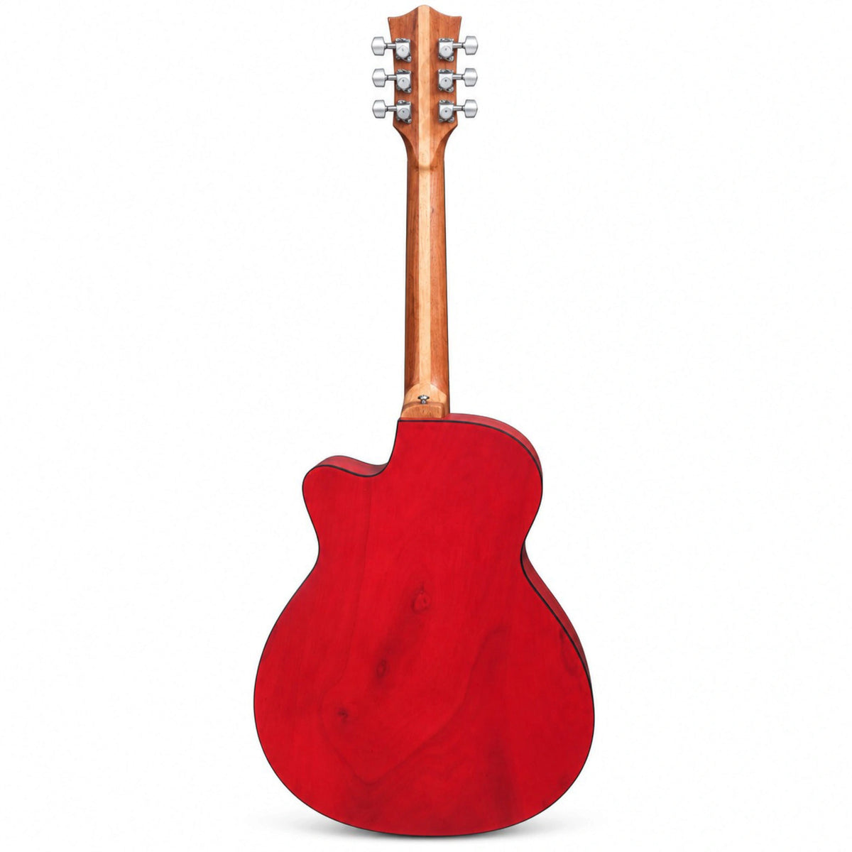 Challenger Apollo Deluxe Electro-Acoustic Guitar - Red Matte