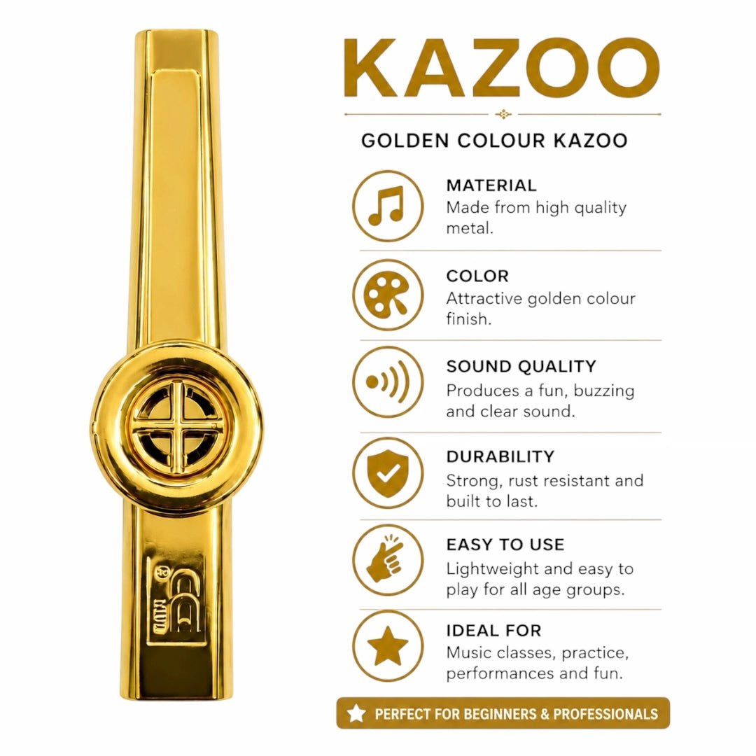 Dadi Metal Kazoo - Gold
