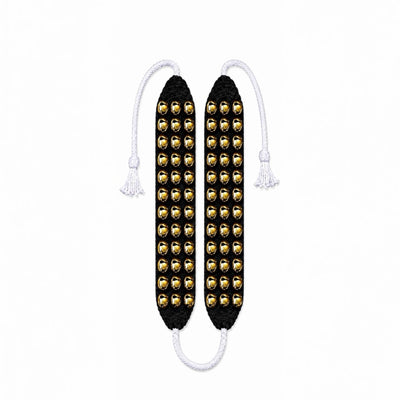 RG Simple 3-Line Ghungroo - Black