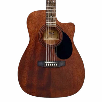 Cort AF500MC-OP Cutaway Acoustic Guitar - Mahogany Open Pore