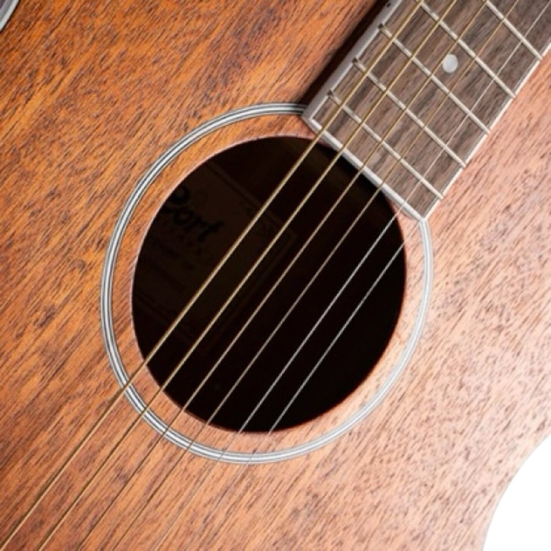 Cort AF590MF-OP Electro-Acoustic Guitar - Mahogany Open Pore