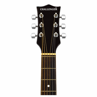 Challenger Apollo-39 Electro-Acoustic Guitar – Walnut Brown Gloss