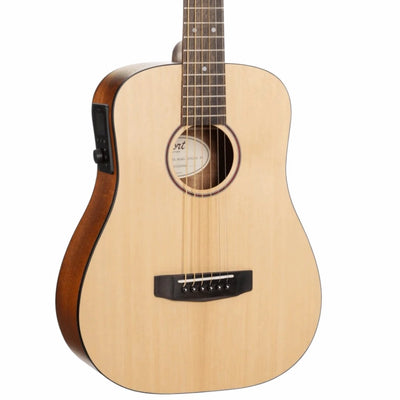 Cort Earth-Mini-E-OP Electro-Acoustic Guitar - Adirondack Open Pore