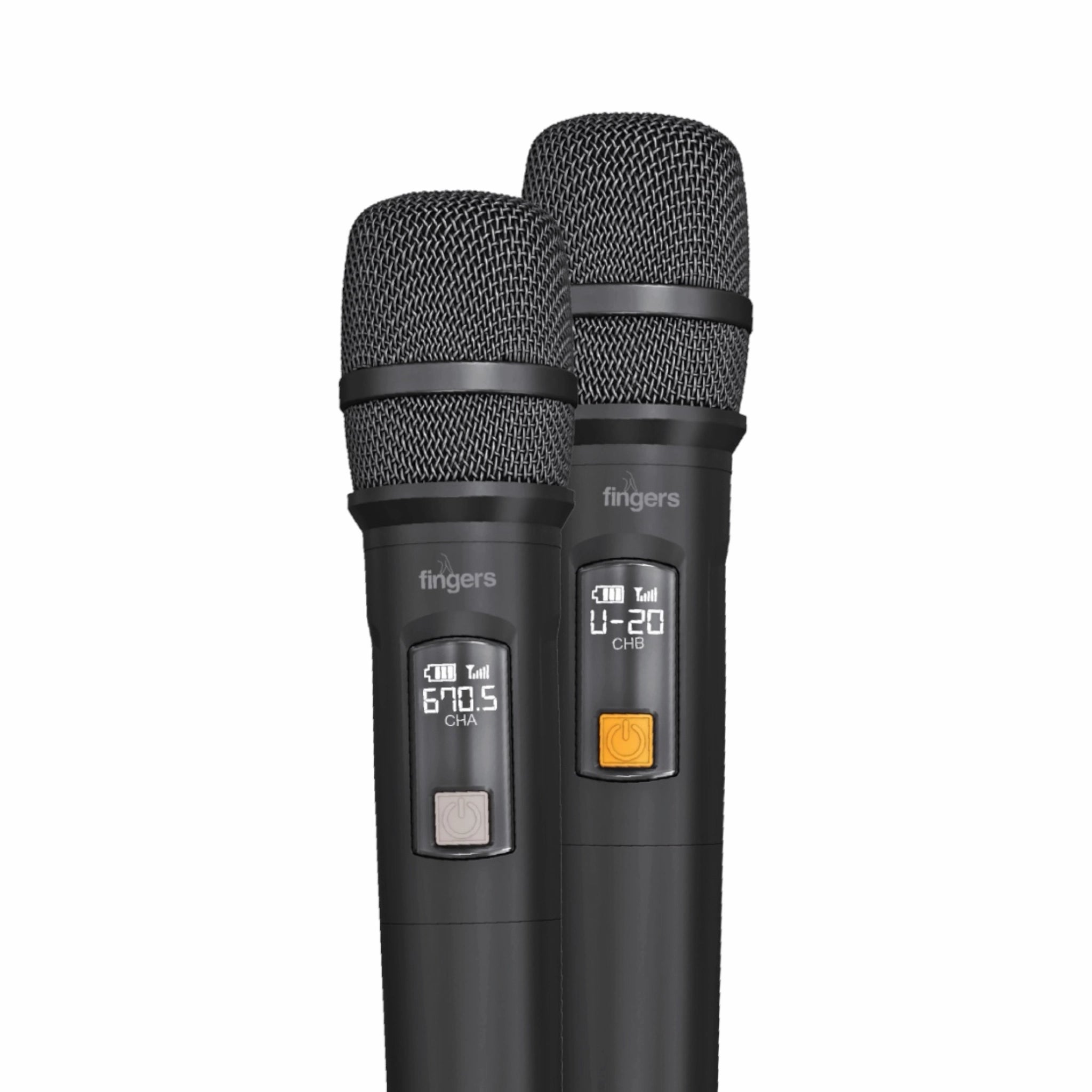 Fingers Freedom Mic-U221 2-in-1 Microphone - 2-Pack