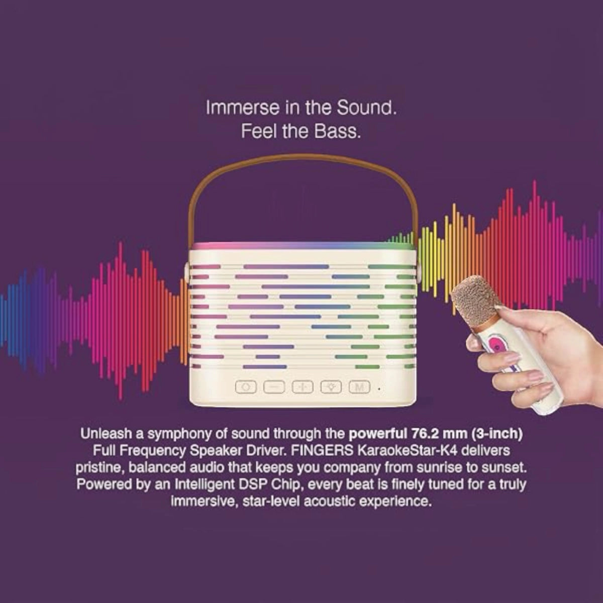 Fingers Karaokestar K4 Portable Speaker