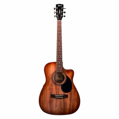 Cort AF500MCE-OP Electro-Acoustic Guitar - Mahogany Open Pore