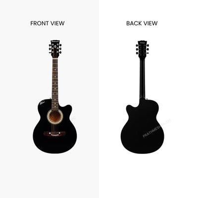 Hobmer 145-BK Export Electro-Acoustic Guitar - Black