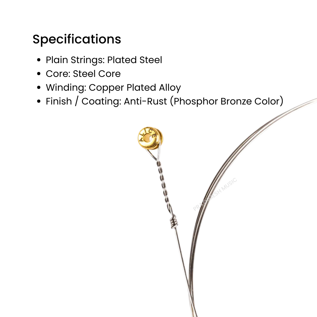 Alice A206-SL (011-052) Acoustic Guitar Strings