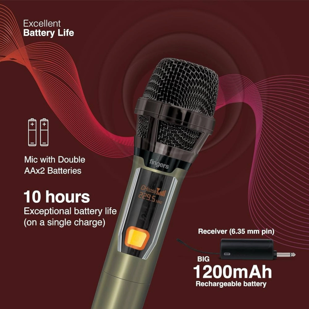 Fingers Freedom Mic-39 Wireless Microphone