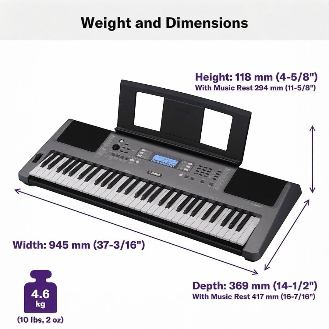 Yamaha PSRI300 61-Key Portable Keyboard