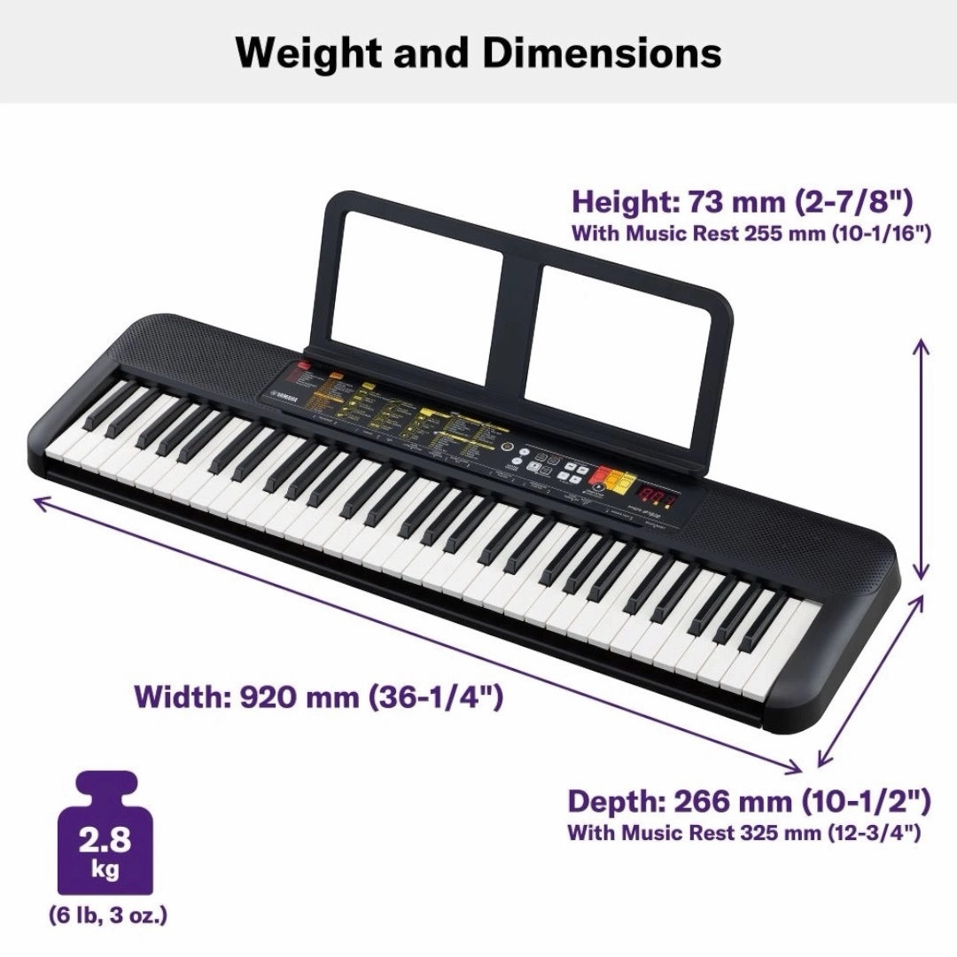 Yamaha PSRF52 61-Key Portable Keyboard