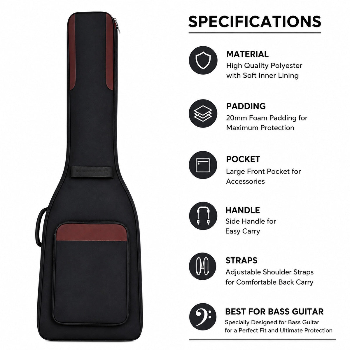RB Bass Guitar Bag - Padded