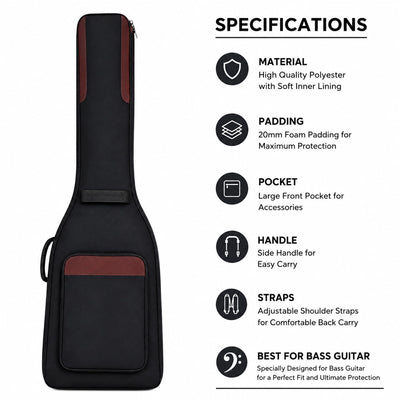 RB Bass Guitar Bag - Padded