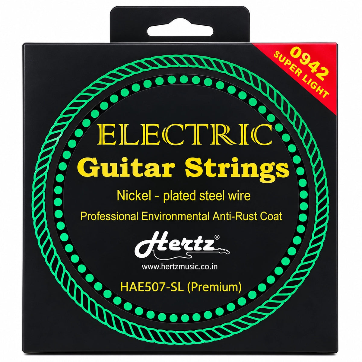 Hertz HAE507-SL Premium Nickel Plated Steel Wire Electric Guitar Strings