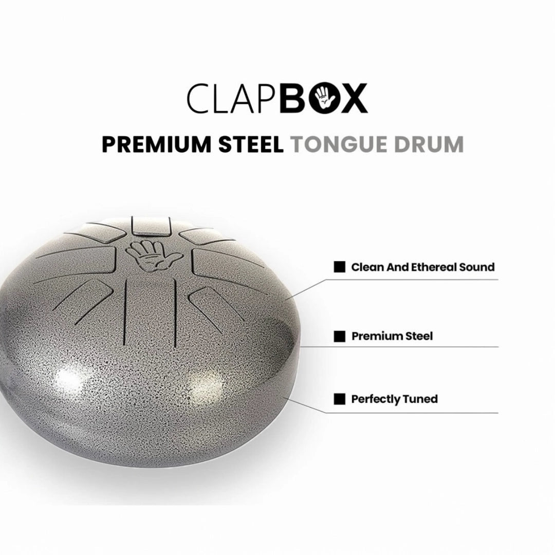 Clapbox Steel Tongue Drum