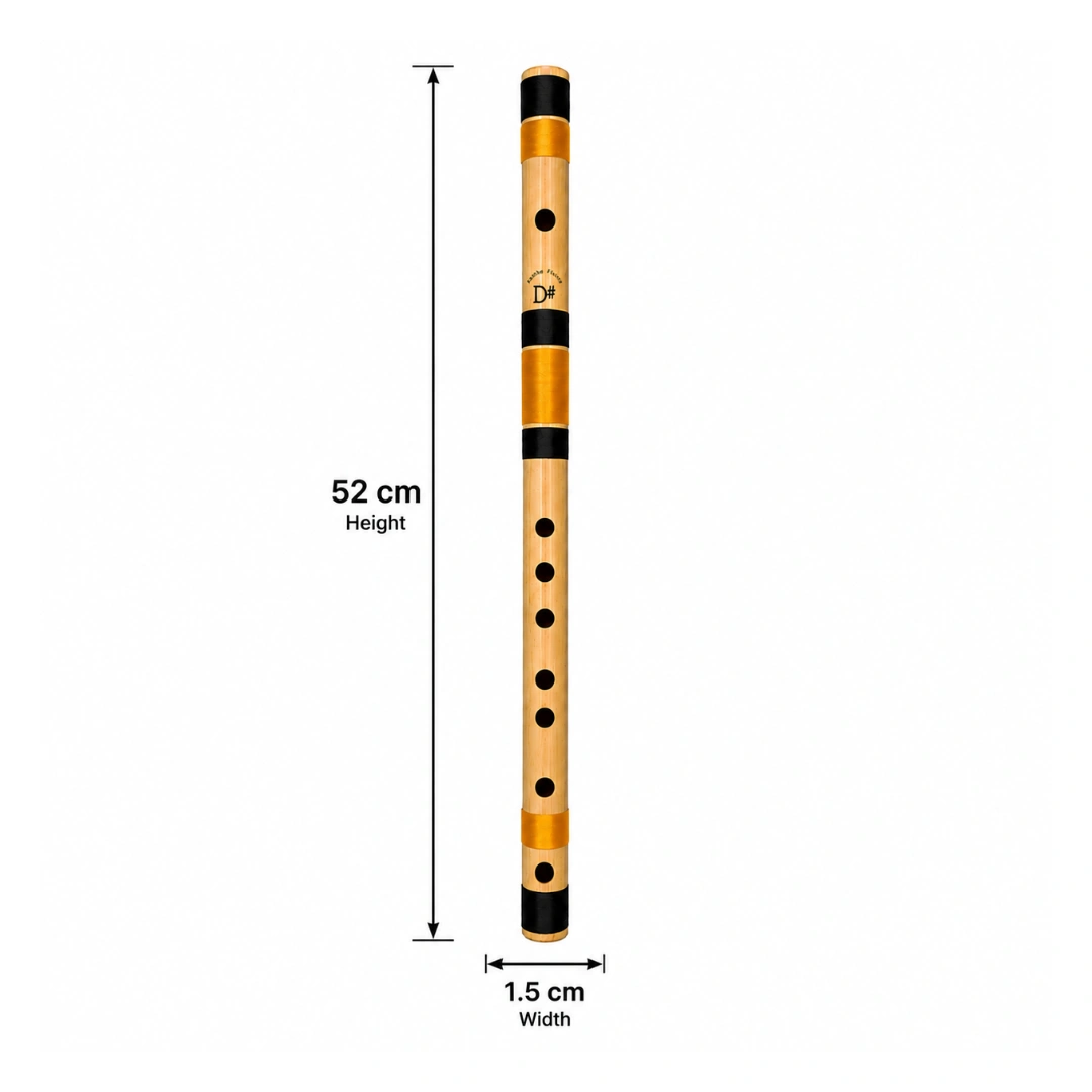 Radhe Bamboo Side D# Mid Flute