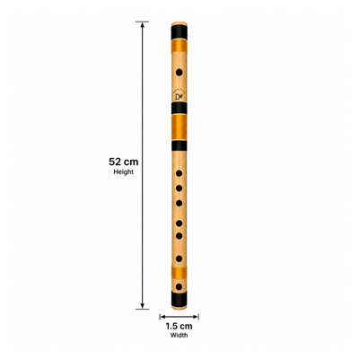 Radhe Bamboo Side D# Mid Flute