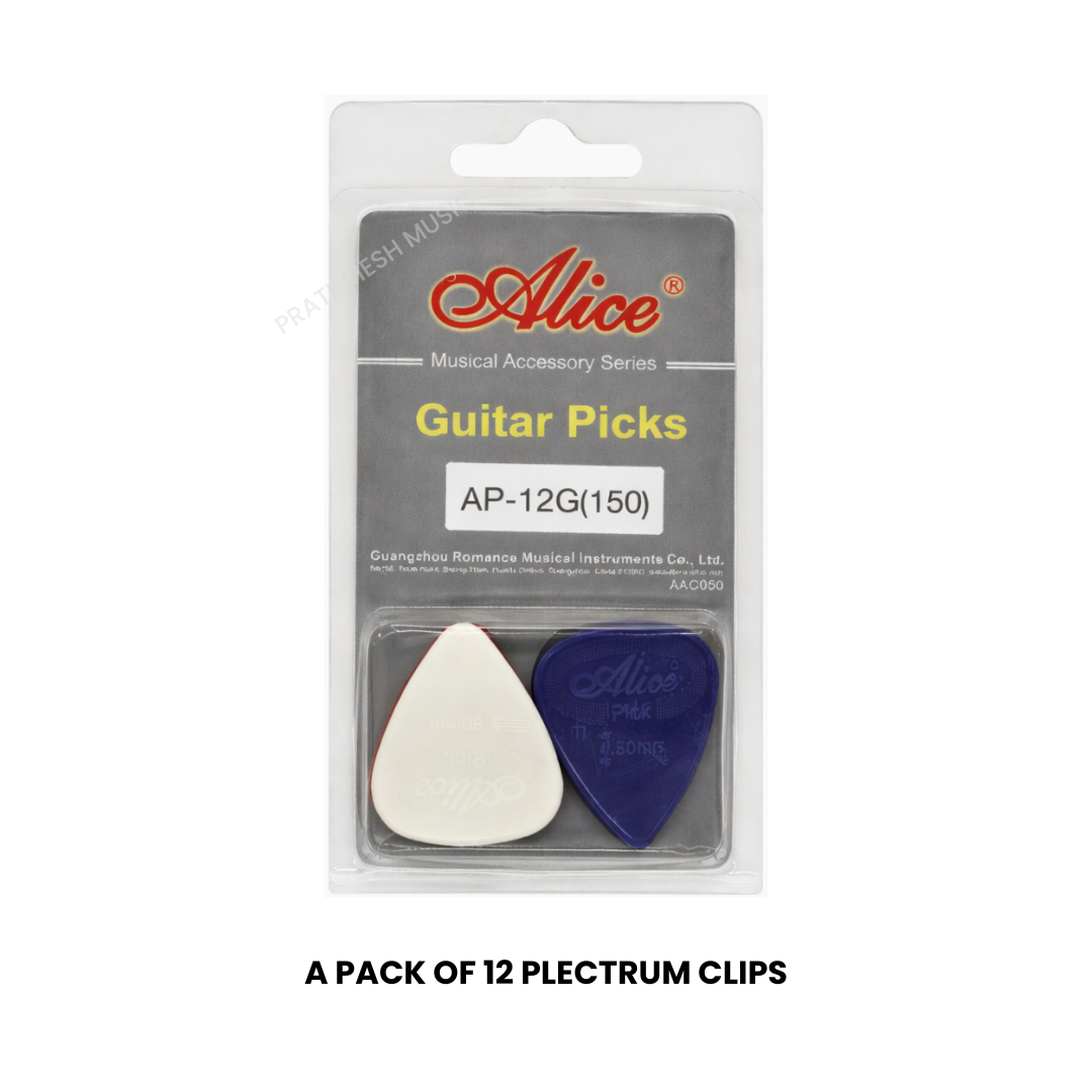 Alice AP-12G Nylon Guitar Picks – 0.96 mm (12 pcs)
