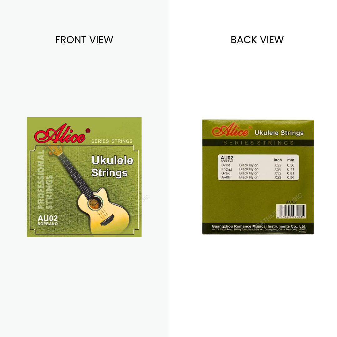 Alice AU02 Ukulele Strings – Nylon