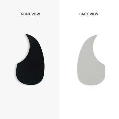 Alice A025A Black Acoustic Guitar Pickguard - R64mm