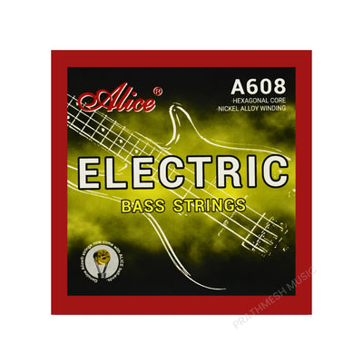 Alice A608 Electric Bass Guitar Strings - .045-.105