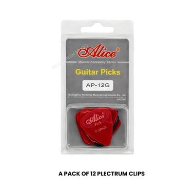Alice AP-12G Nylon Guitar Picks - 0.58 / 0.71 / 0.81 mm (12 pcs)