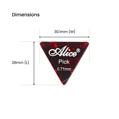 Alice AP-12L Guitar Picks - Mix (12 pcs)