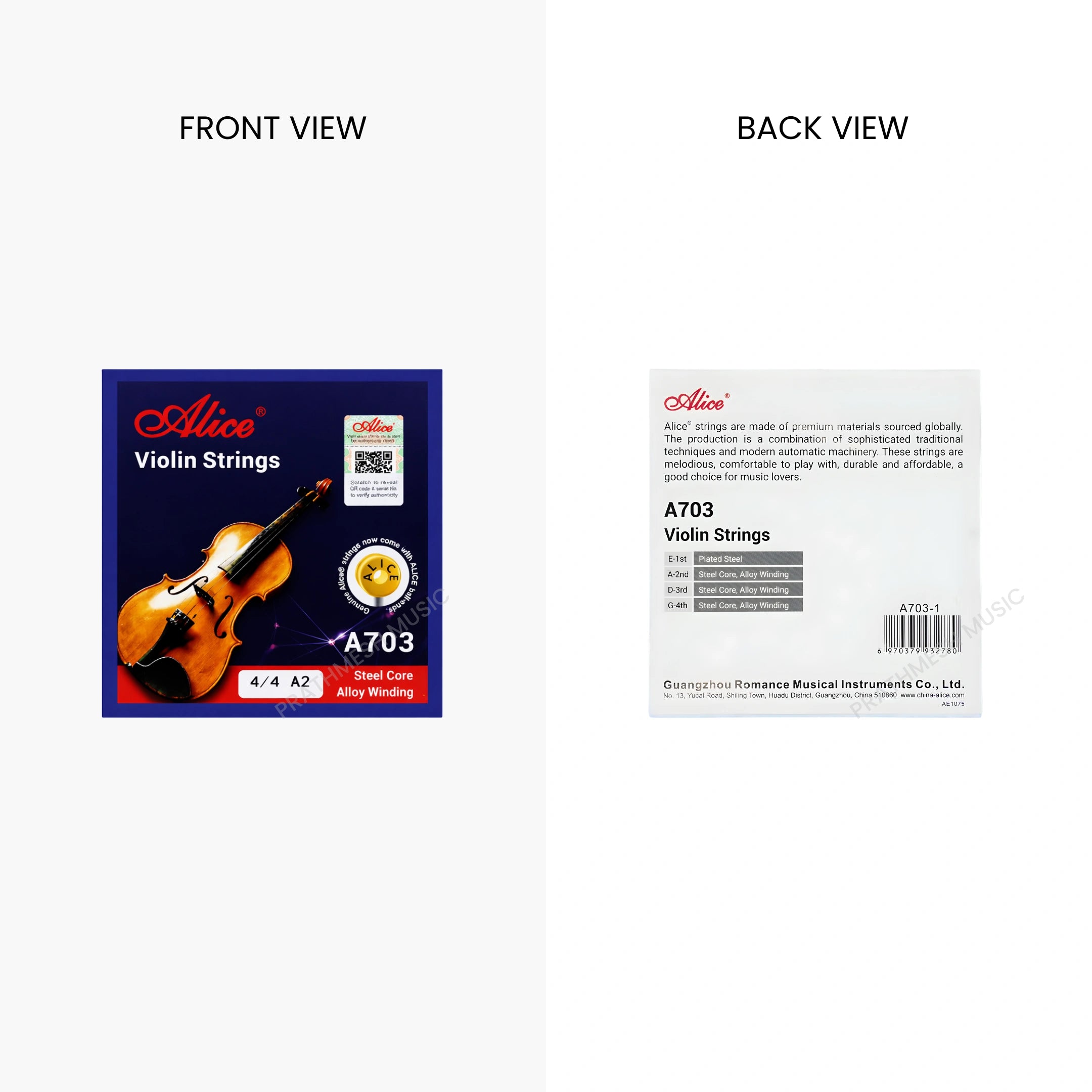 Alice A703-2 Violin String - A