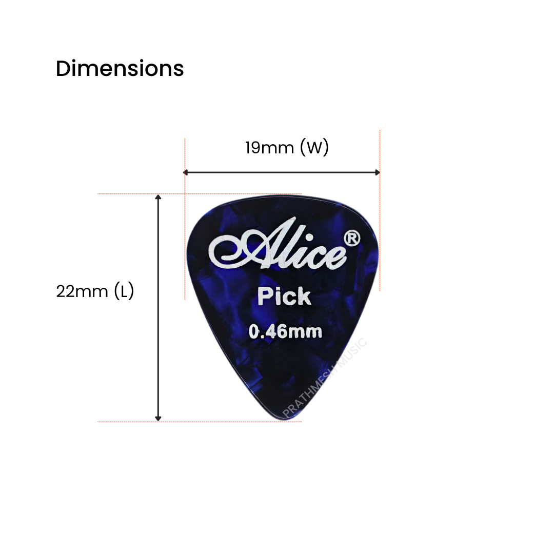 Alice APA-2 Celluloid Guitar Picks (2 pcs)