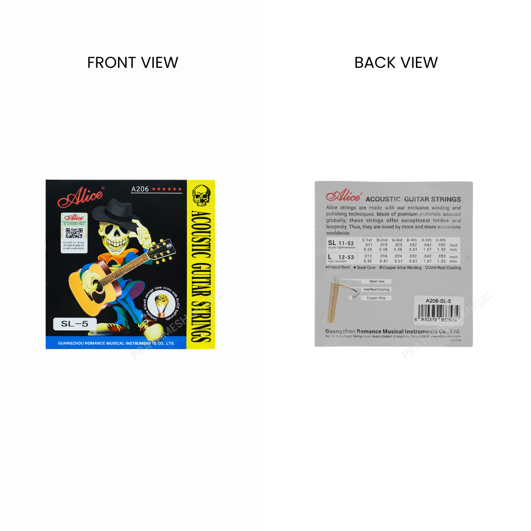 Alice A206SI-5 (5th String) A-STRING Acoustic Guitar Strings