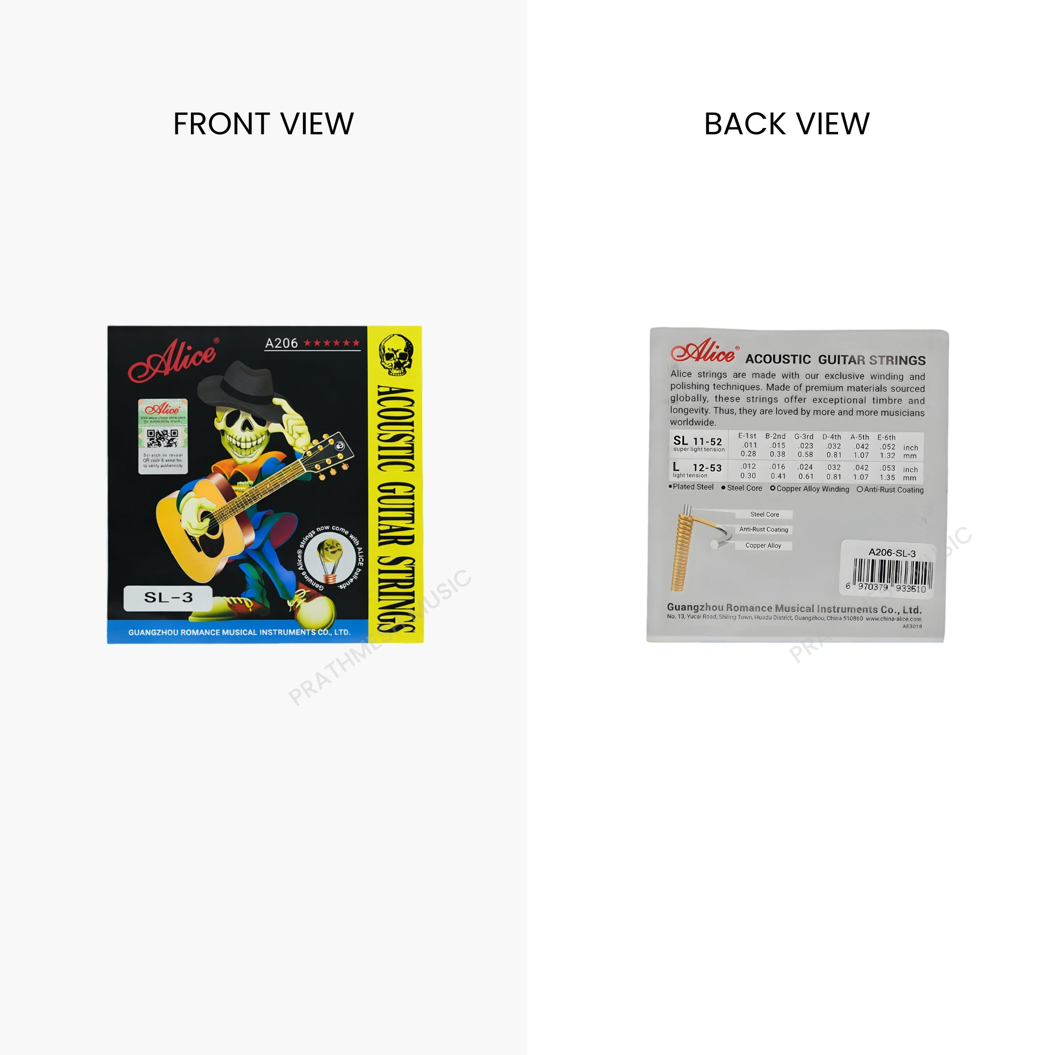 Alice A206SI-3 Acoustic Guitar String - G String