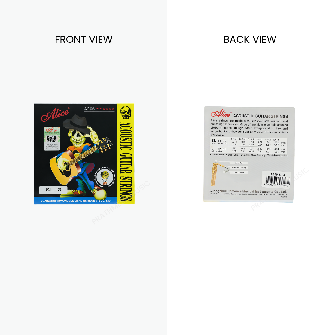 Alice A206SI-3 (3rd String) G-STRING Acoustic Guitar Strings