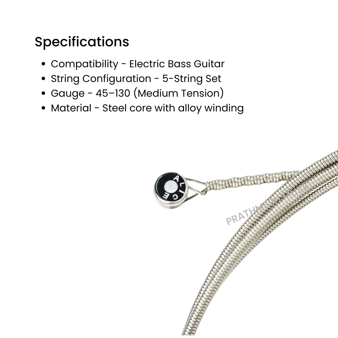 Alice A608 Electric Bass Guitar Strings - .045-.105