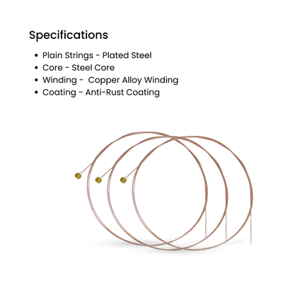 Alice A206SI-3 (3rd String) G-STRING Acoustic Guitar Strings