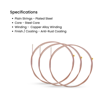 Alice A206SI-5 (5th String) A-STRING Acoustic Guitar Strings
