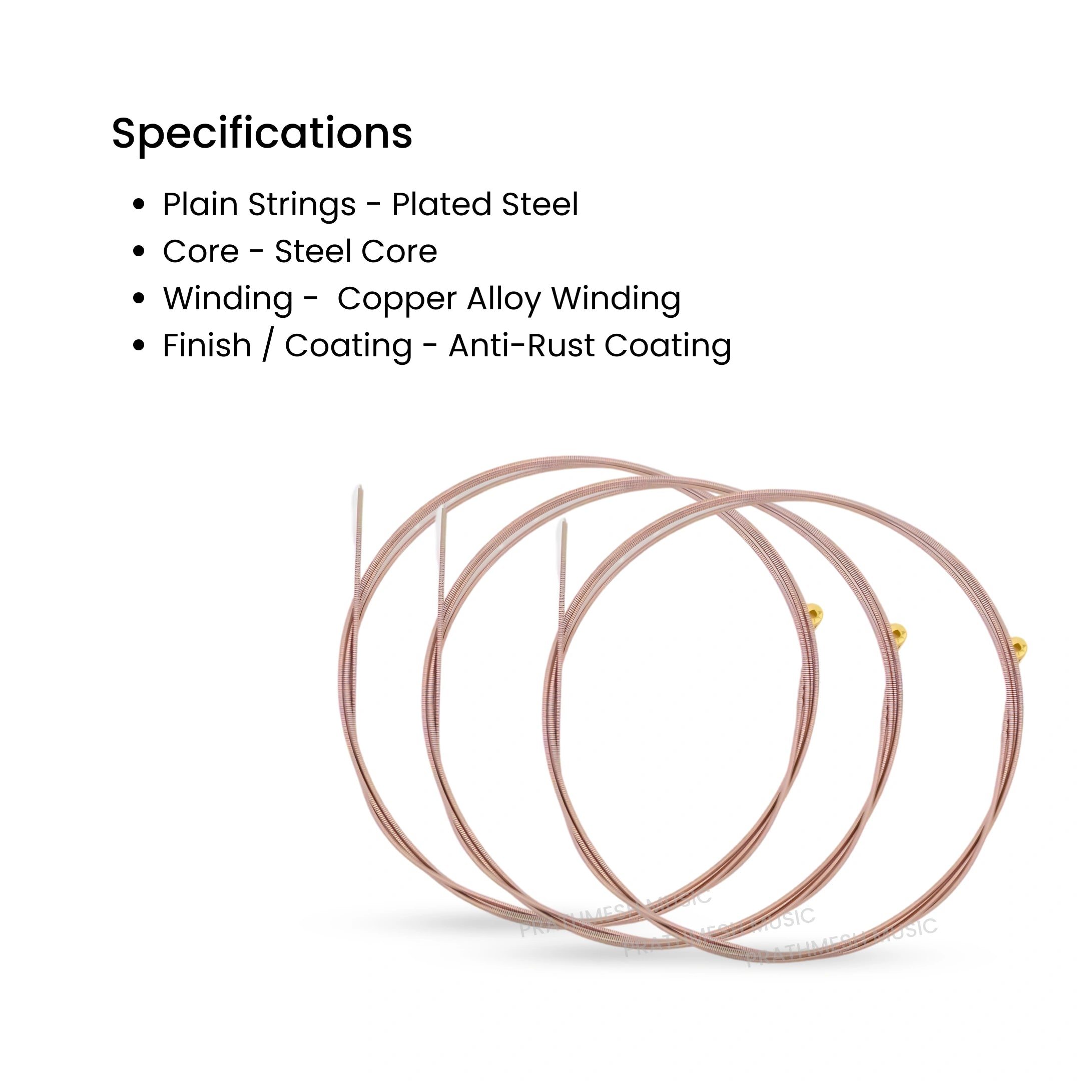 Alice A206SI-5 Acoustic Guitar String - A String